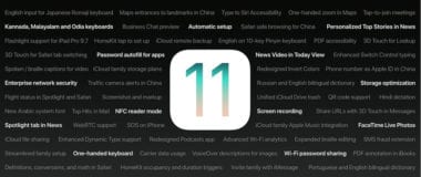 iOS 11 funkcie