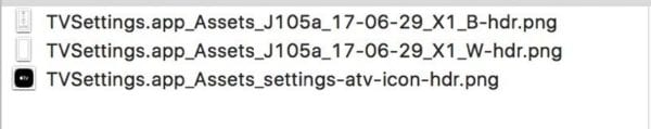 tvOS 11 beta 7 J105a Apple TV Reference