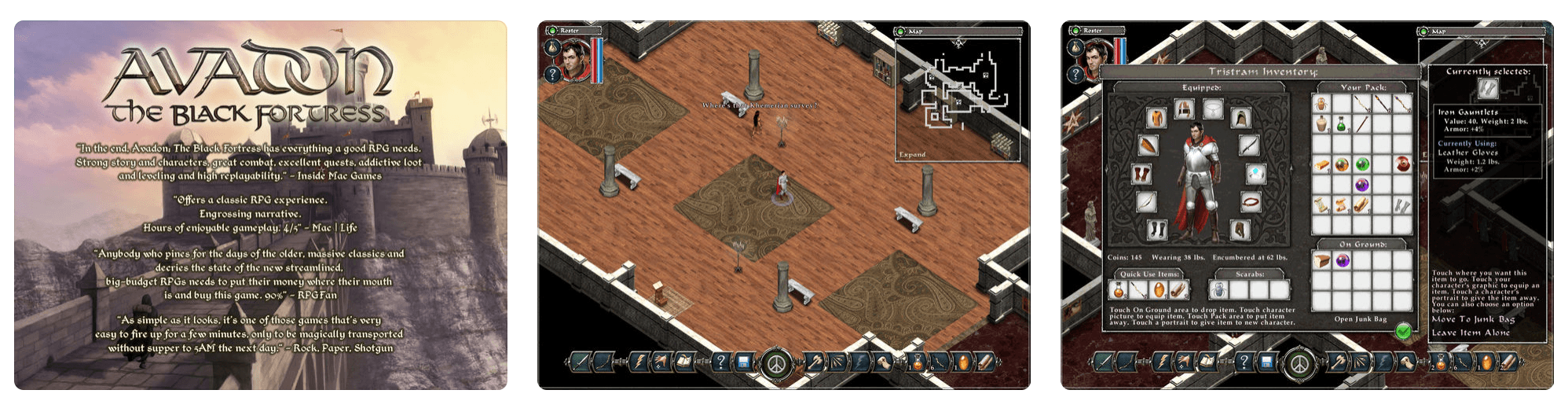 Avadon the black fortress gameplay 1