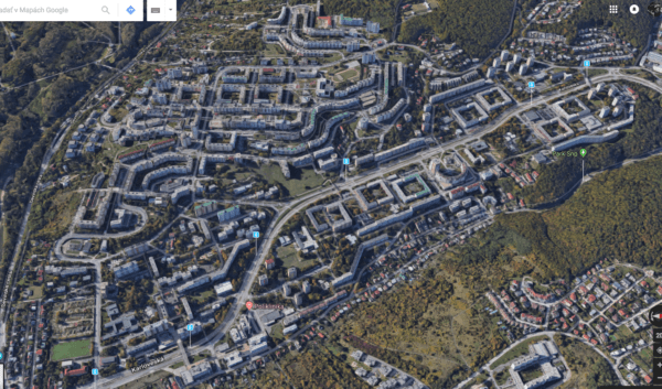 Google Maps Flyover Bratislava