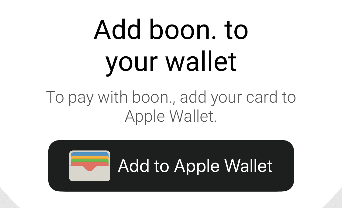 boon add to apple wallet návod