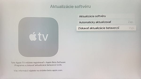 Apple TV Beta Program