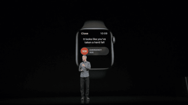 Apple Watch Series 4 SOS Fall