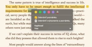 Apple Books anotacia