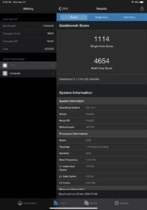 iPad Pro 2020 Benchmark 5