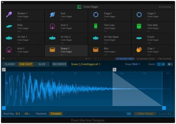 Logic Pro X 10.5 Drum Machine Designer