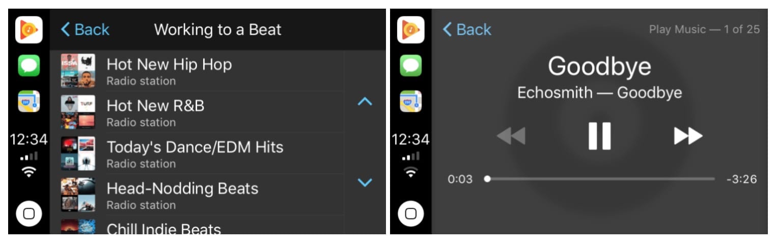Google Play Music pre iOS prináša podporu pre CarPlay google play music carplay - Google Play Music pre iOS prináša podporu pre CarPlay