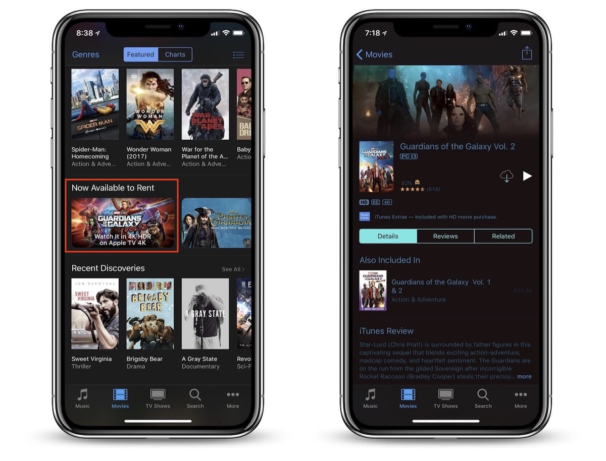 Dočkáme sa čoskoro 4K iTunes filmov aj od Disney? GOTG4Krentitunes - Dočkáme sa čoskoro 4K iTunes filmov aj od Disney?