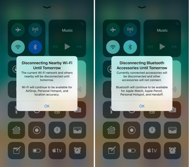 Apple vydal iOS 11.2, prináša Apple Pay Cash, rýchlejšie bezdrôtové nabíjanie a ďalšie zmeny controlcenterwifitoggles 800x707 - Apple vydal iOS 11.2, prináša Apple Pay Cash, rýchlejšie bezdrôtové nabíjanie a ďalšie zmeny