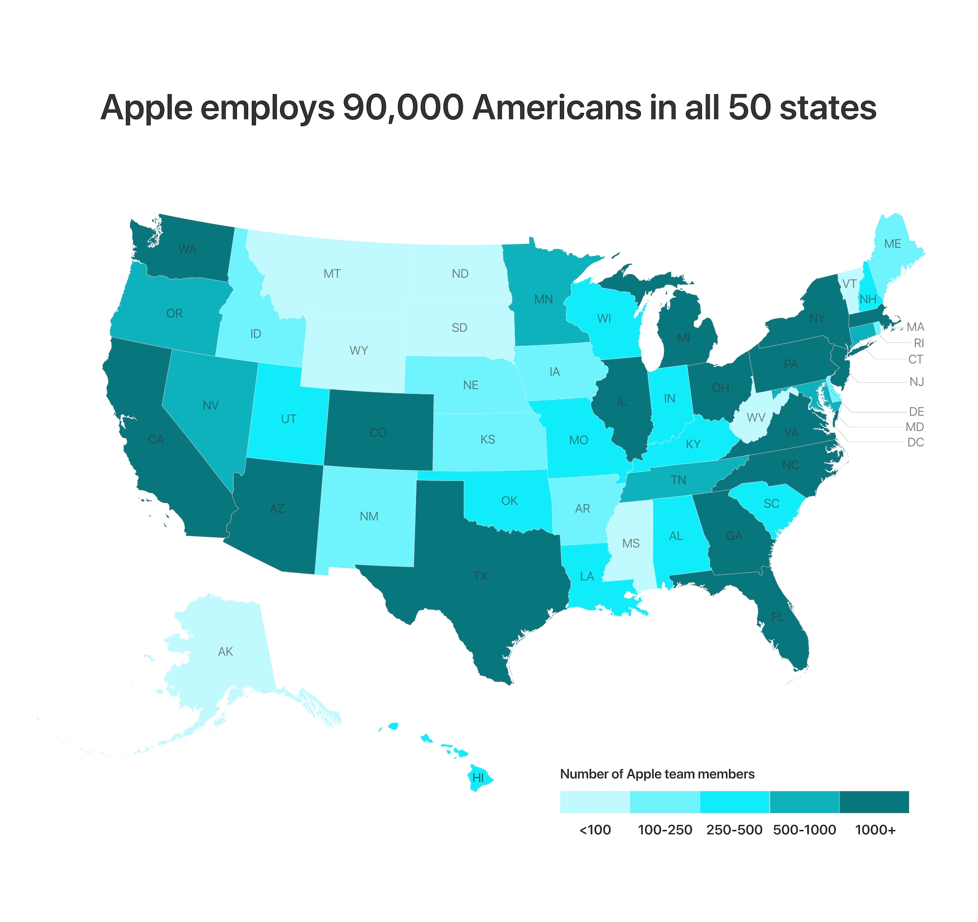 Apple stavia nový miliardový kampus v Texase Apple build campus in Austin and US Apple employs 12132018 - Apple stavia nový miliardový kampus v Texase