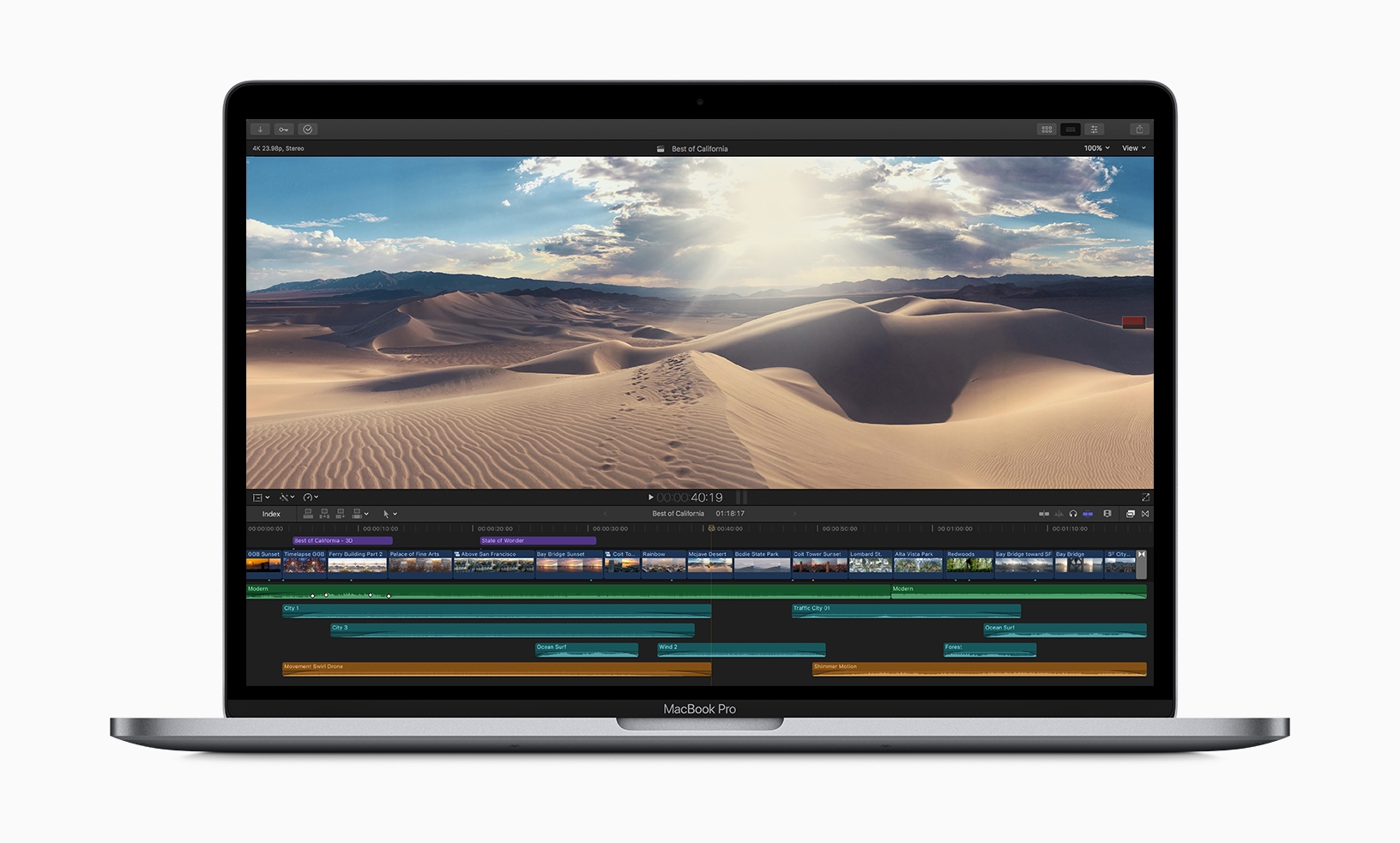 Apple predstavil nový MacBook Pro s 8-jadrovým procesorom apple macbookpro 8 core video editing 05212019 - Apple predstavil nový MacBook Pro s 8-jadrovým procesorom